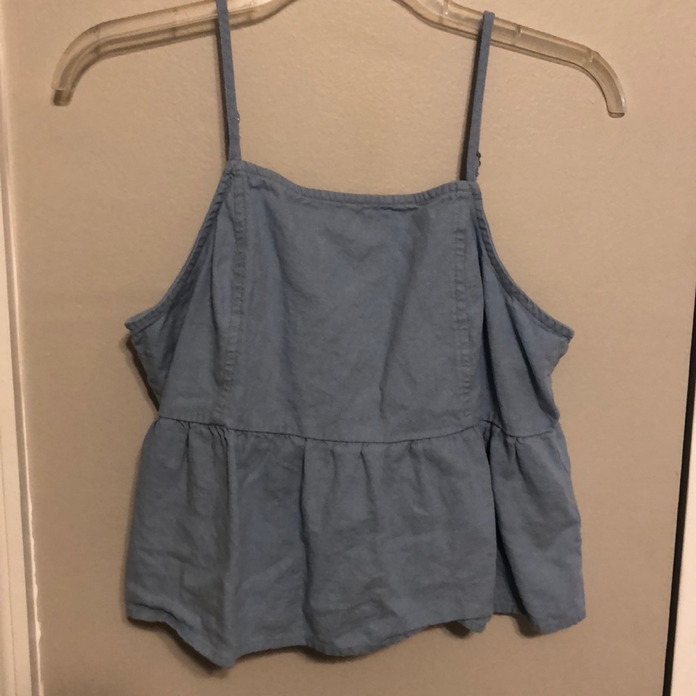💰Peplum crop top